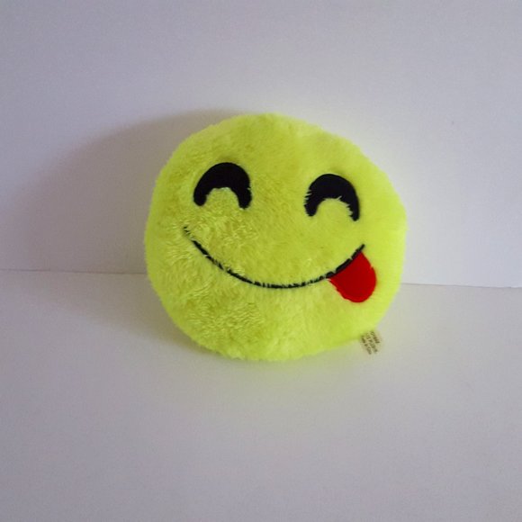 Emoji Pillow Small 7"W x 2.5"H - Picture 1 of 8